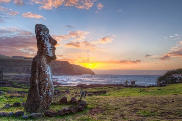 Rapa Nui en la isla de Pascua