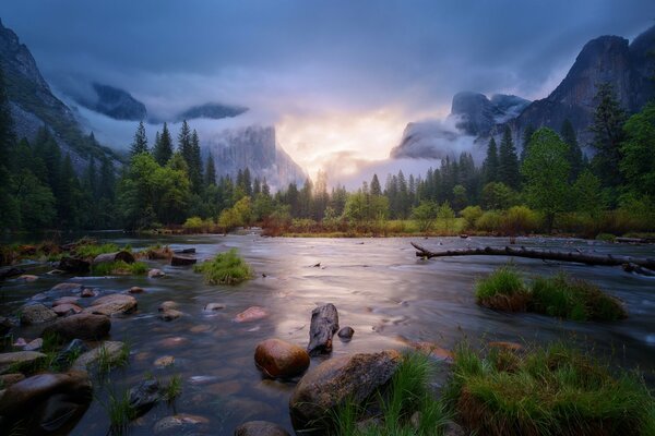 Kalifornien Yosemite National Park im Frühjahr