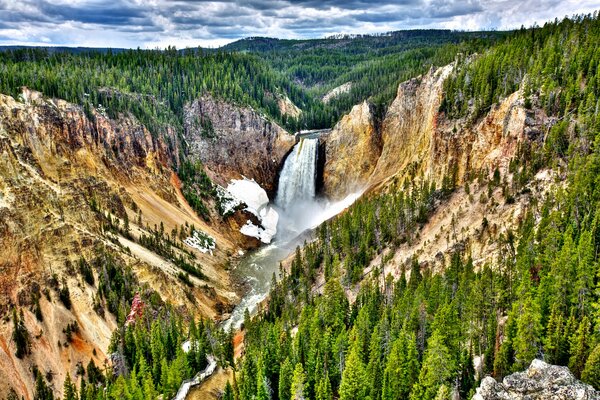 Schönheit des Yellowstone Nationalparks