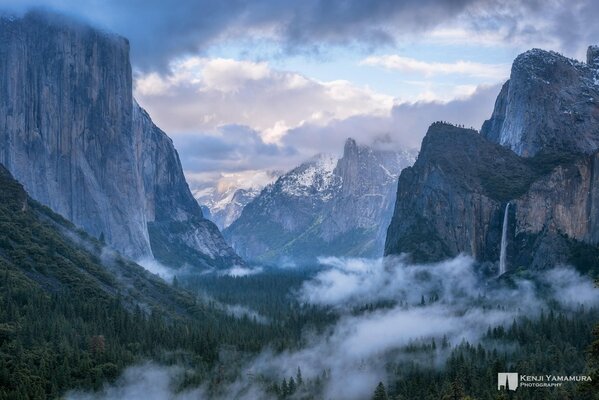 Wasserfall im Yosemite Park