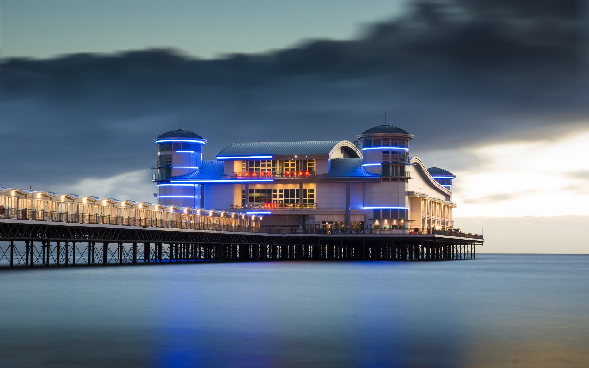 inglaterra weston-super-mare mar puente