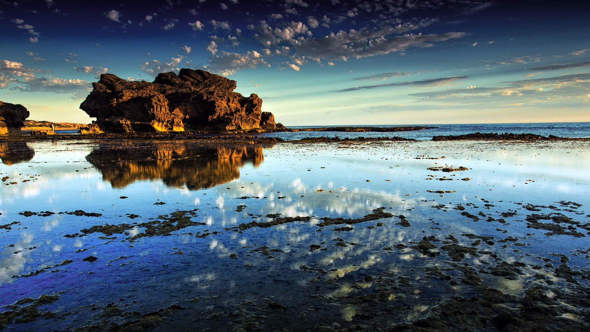 australien victoria meer felsen landschaft