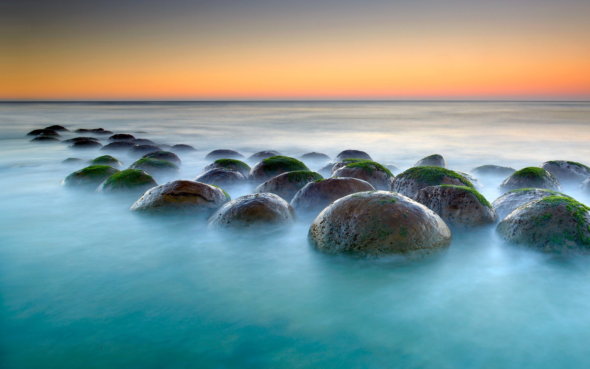 point arena california stati uniti cielo tramonto mare rocce palla alghe