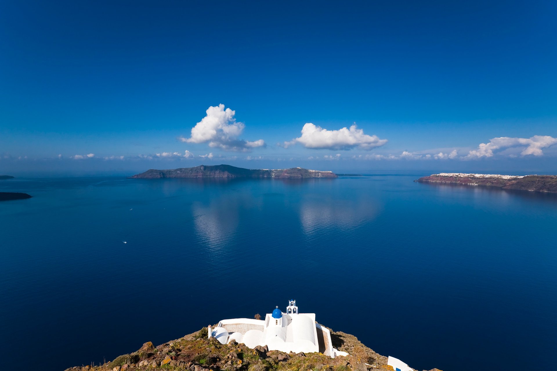 greece sifnos island sea church islands sky cloud