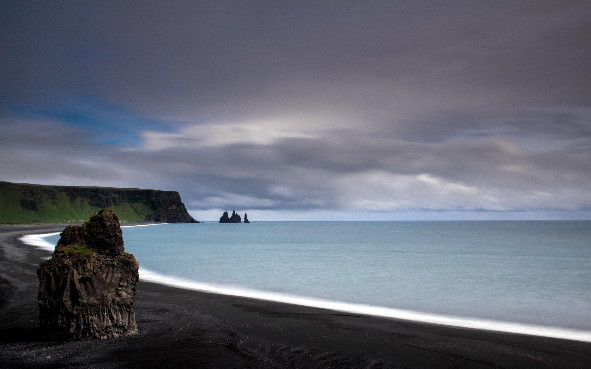 reynisfjara playa reynisdrangar islandia mar paisaje