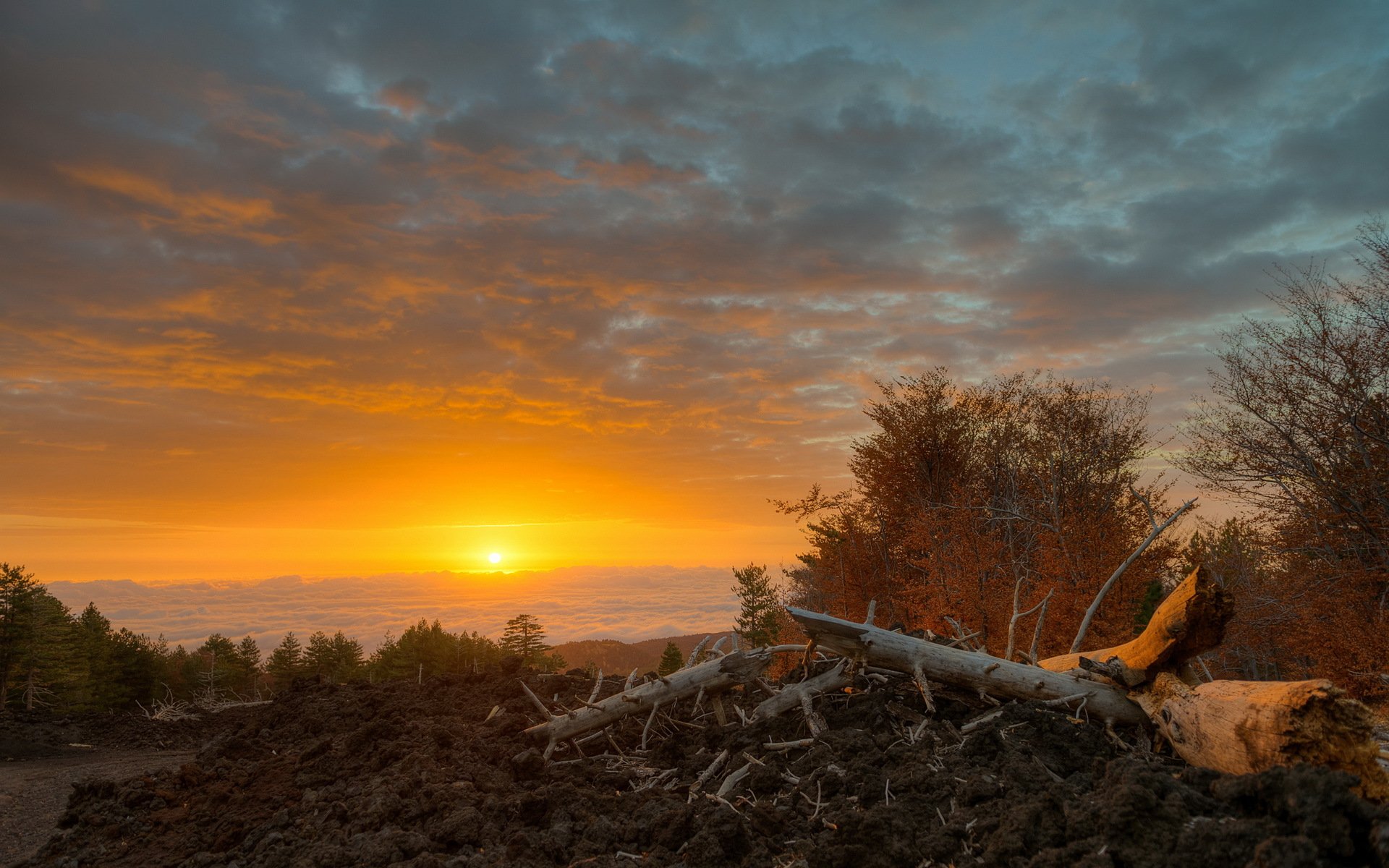 linguaglossa italia sicilia mañana amanecer