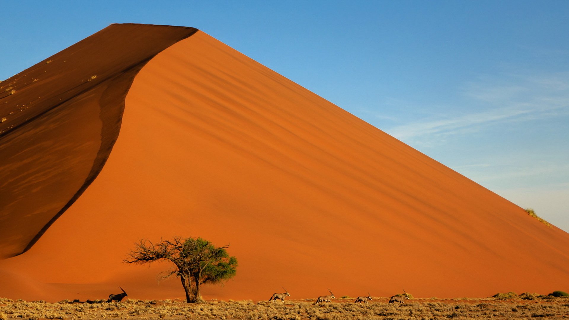 mountain sand sky landscape