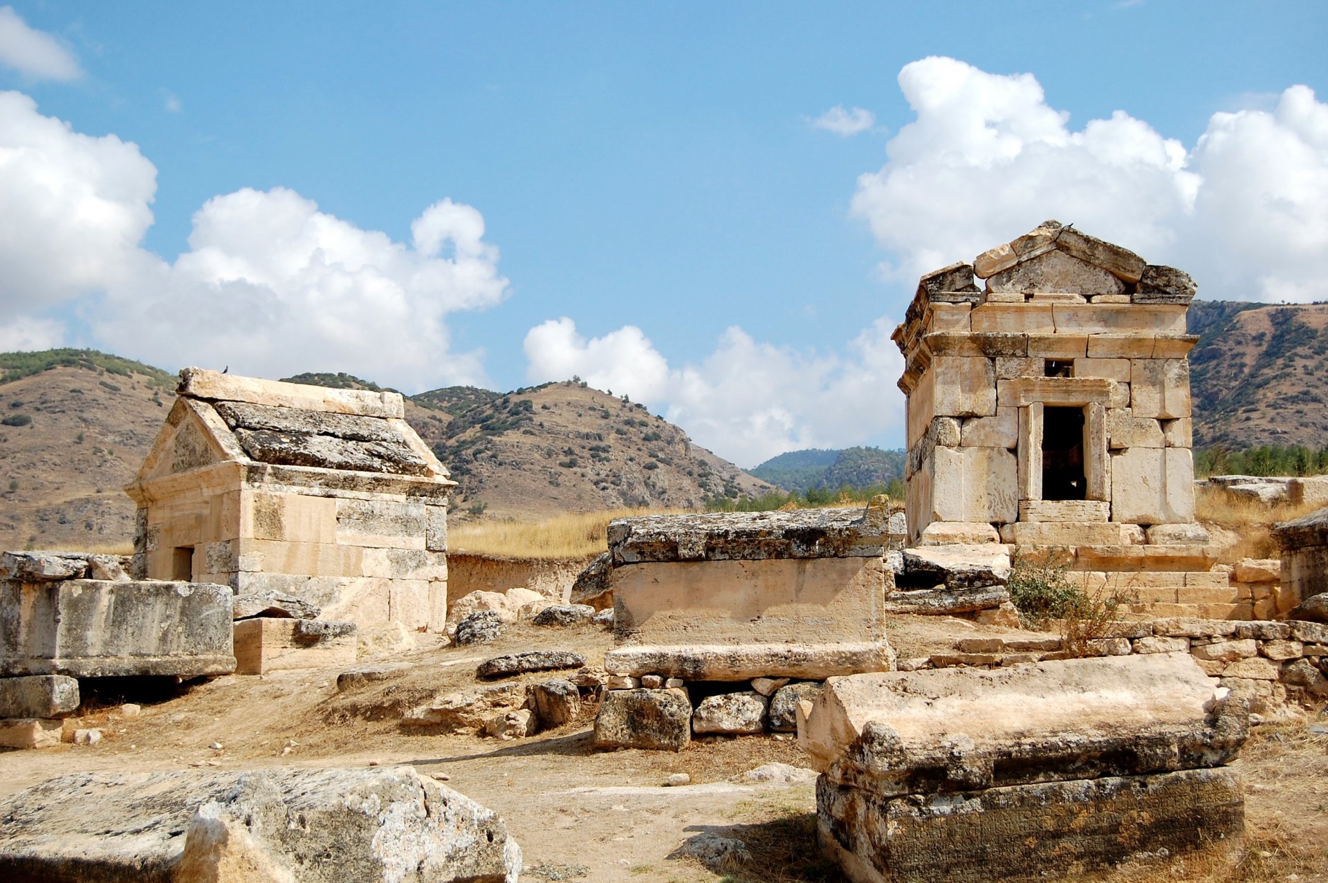 hierapolis hierapolis starożytne miasto ruiny turcja