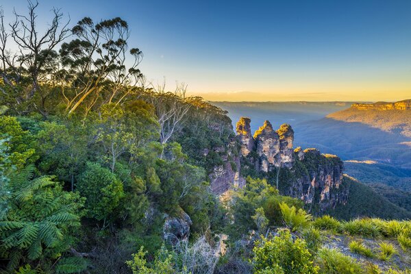 Die blauen Berge von New South Wales