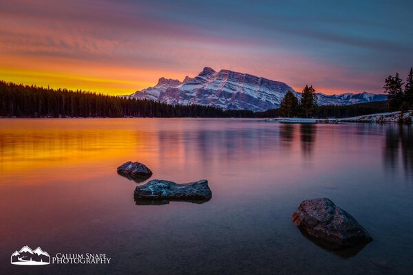 Lake Magog. British Columbia