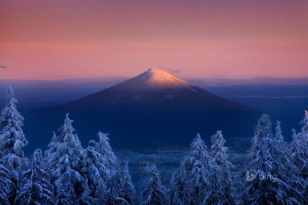 Inverno negli Stati Uniti Oregon in inverno