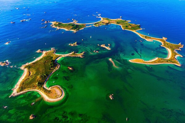 Islas en alta mar de Côte d Armor