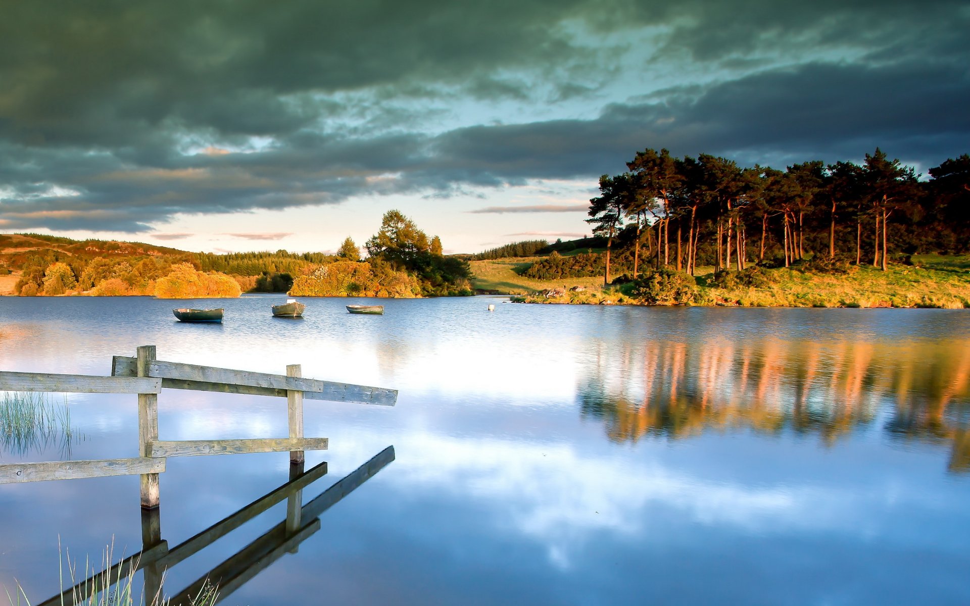 see brücke sommer landschaft