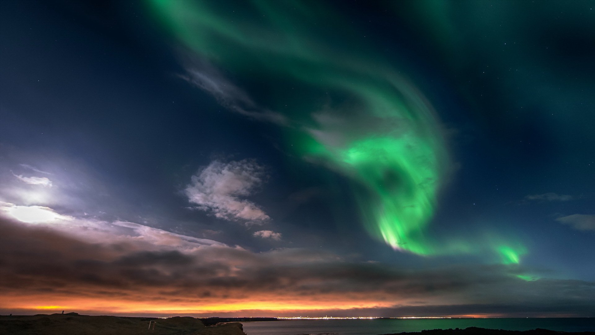 cielo nuvola splendore paesaggio