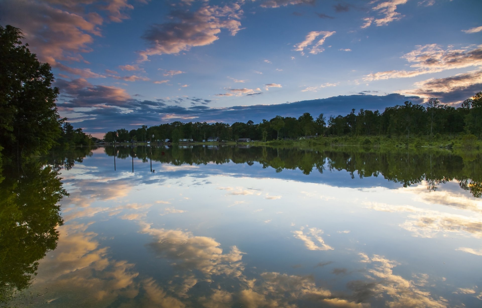 logan martin lake alabama lac réflexion