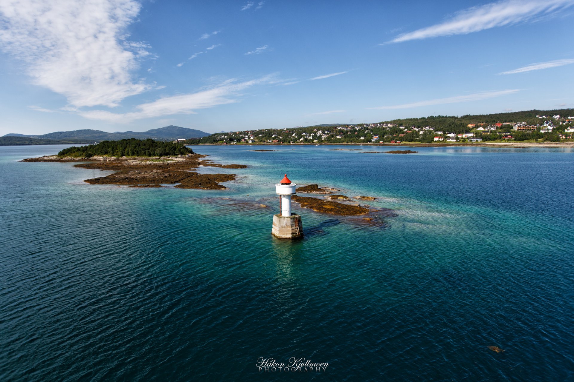 mare faro natura riva villaggio