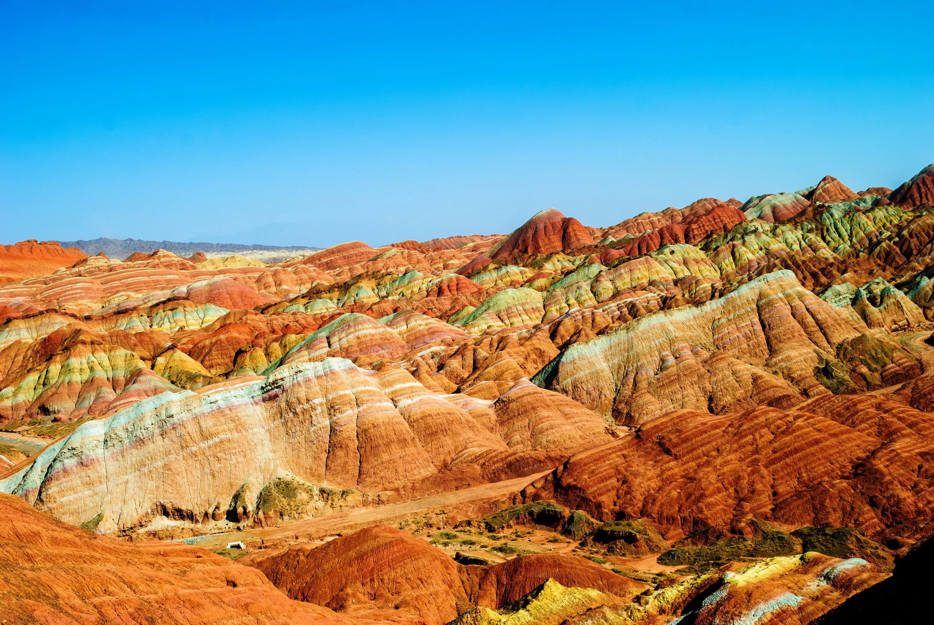 park góry chiny zhangye danxia natura zdjęcia