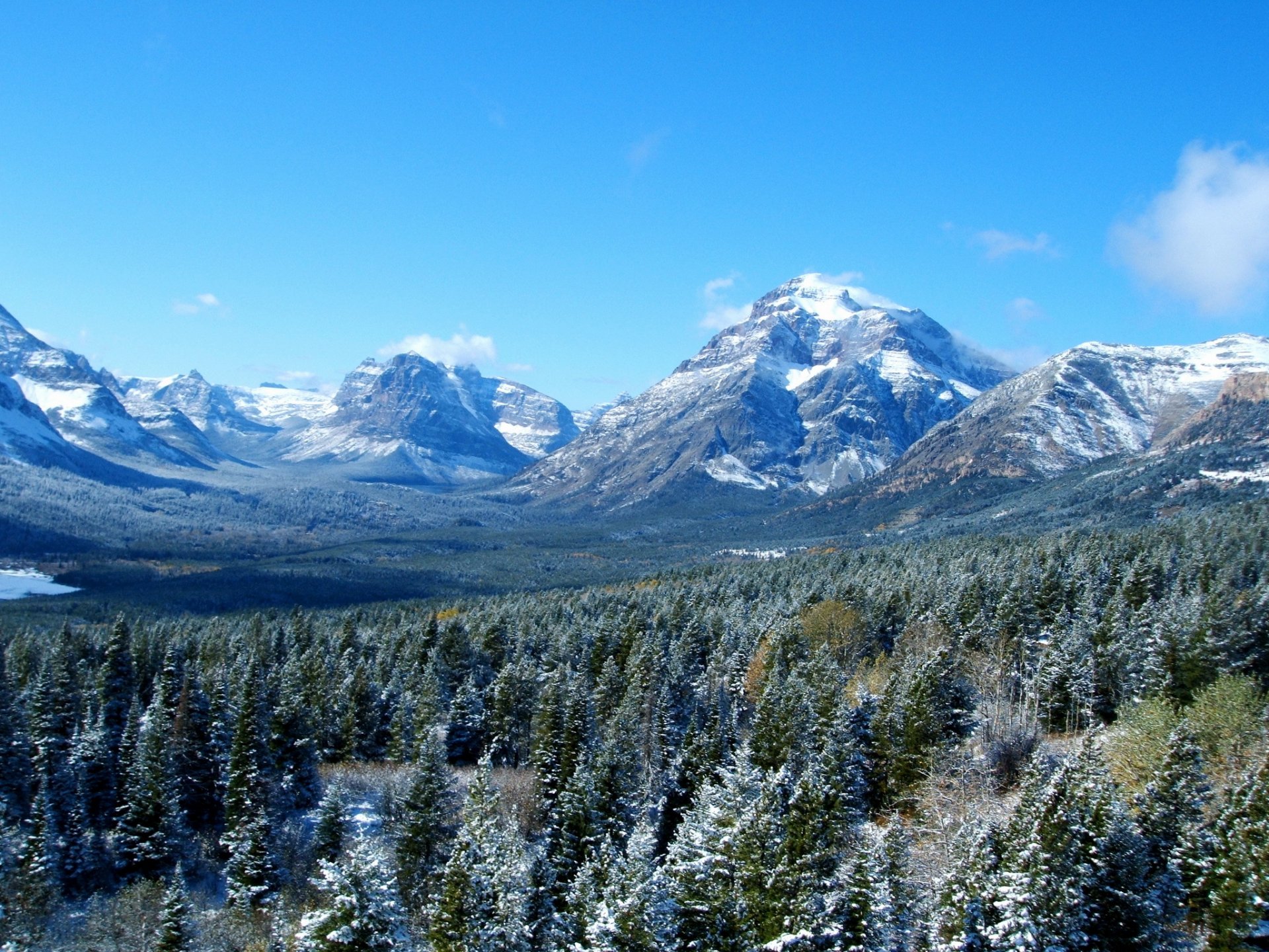 estados unidos montañas bosque cielo paisaje glaciar montana naturaleza