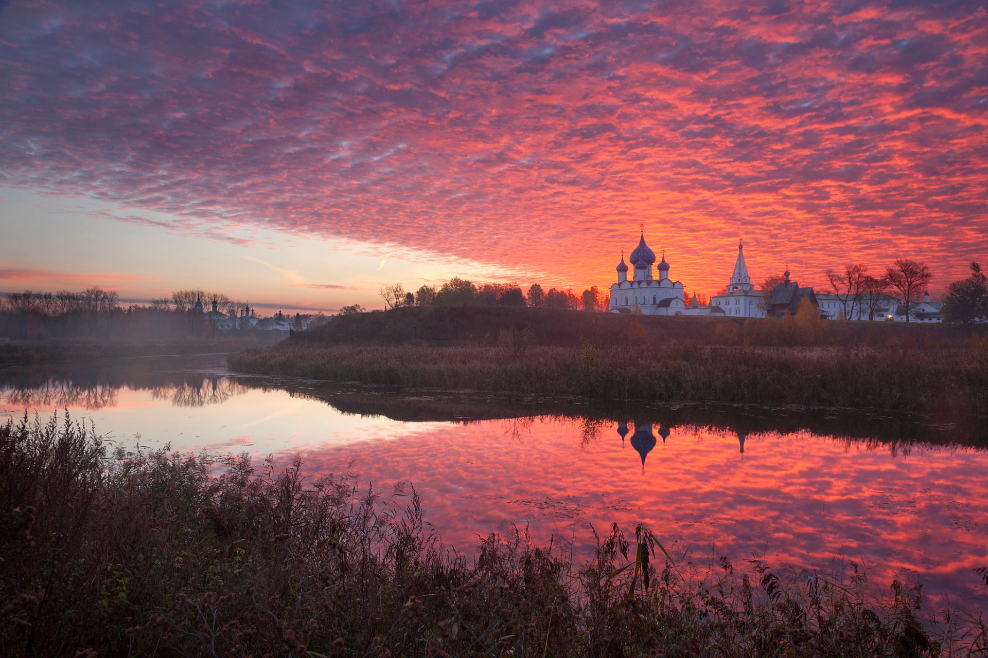 russie région de vladimir souzdal automne matin