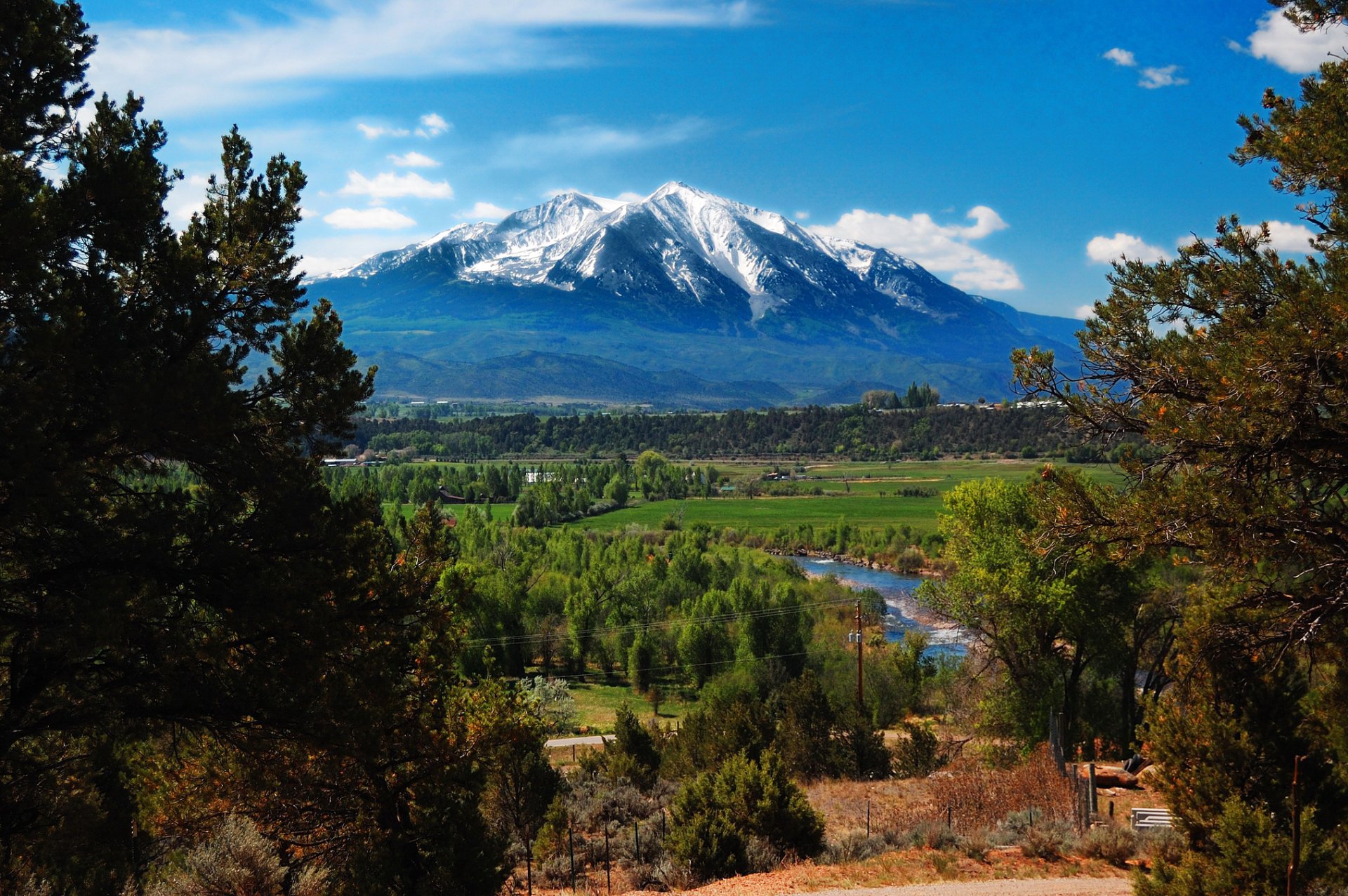 paysage états-unis montagnes forêt colorado nature photo