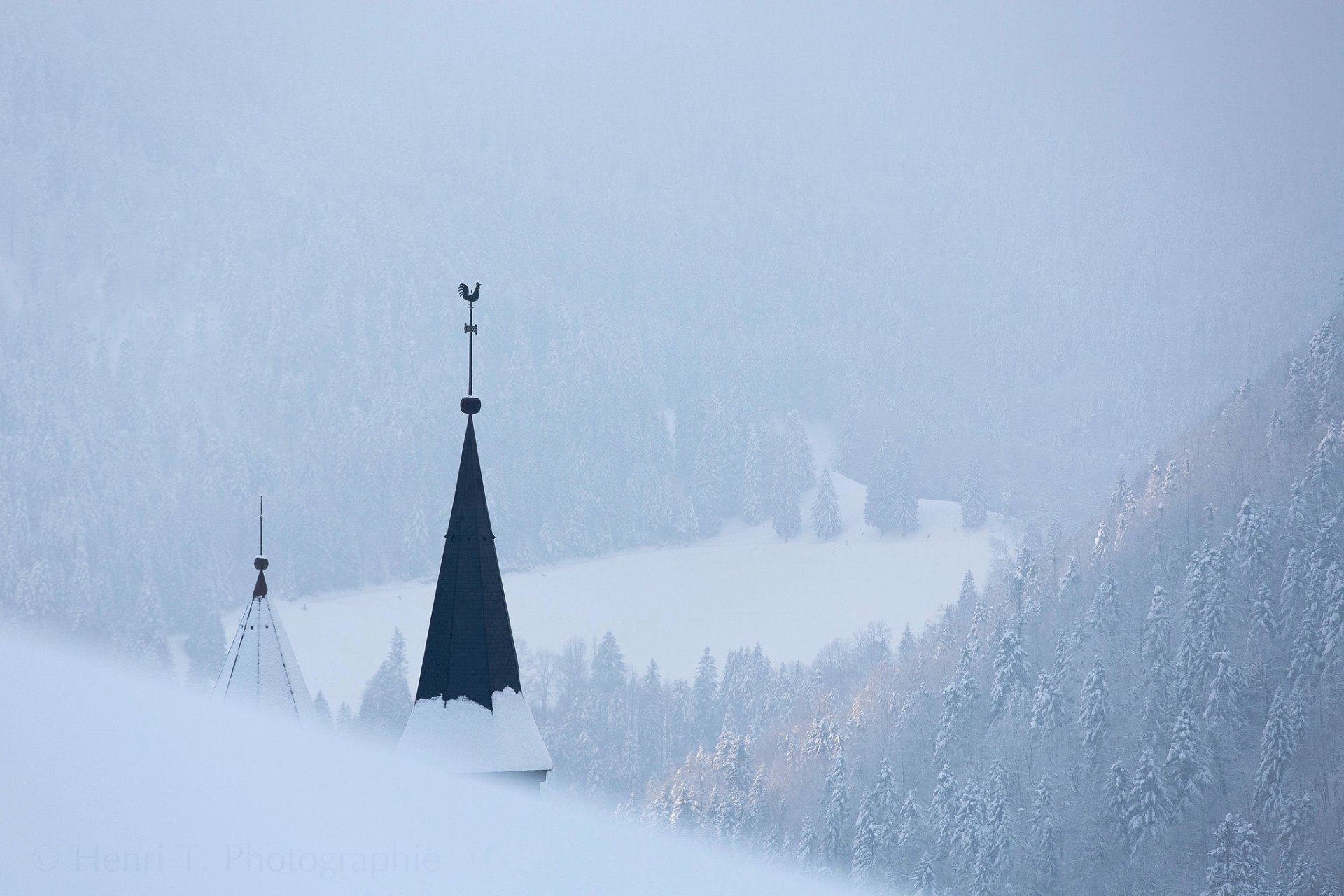 monastère de la grande chartreuse isère франция зима туман пейзаж