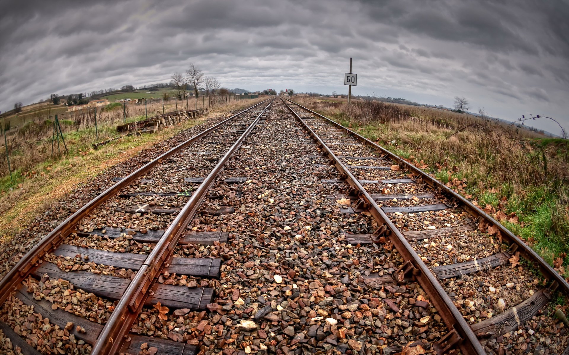 eisenbahn feld landschaft