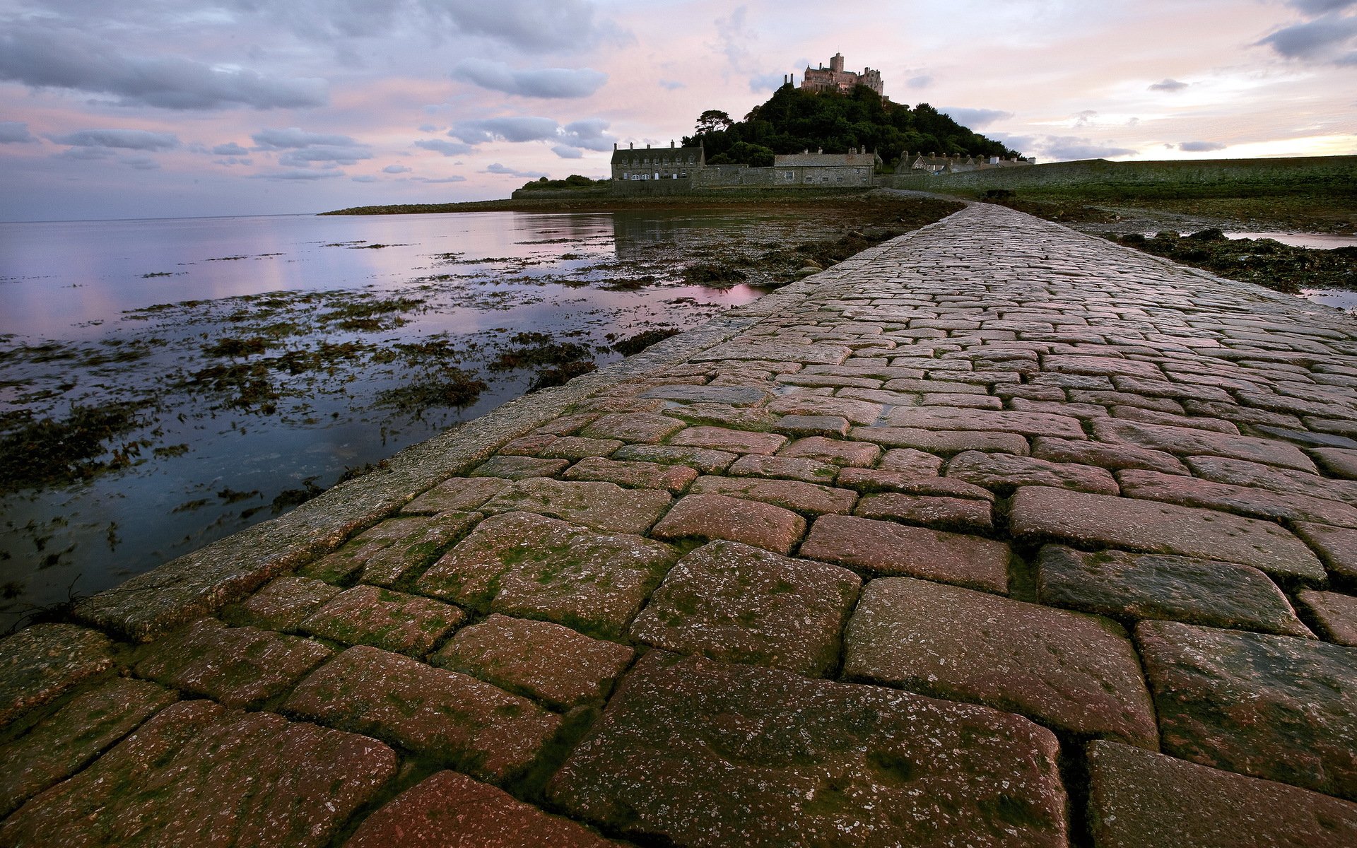 t michael s mount landscape night