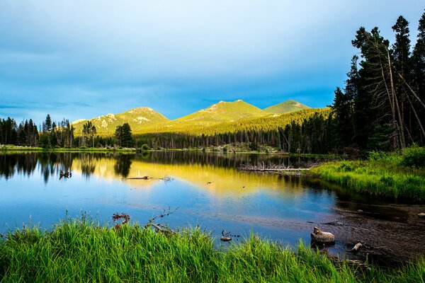 Mountains of the National Park in the USA