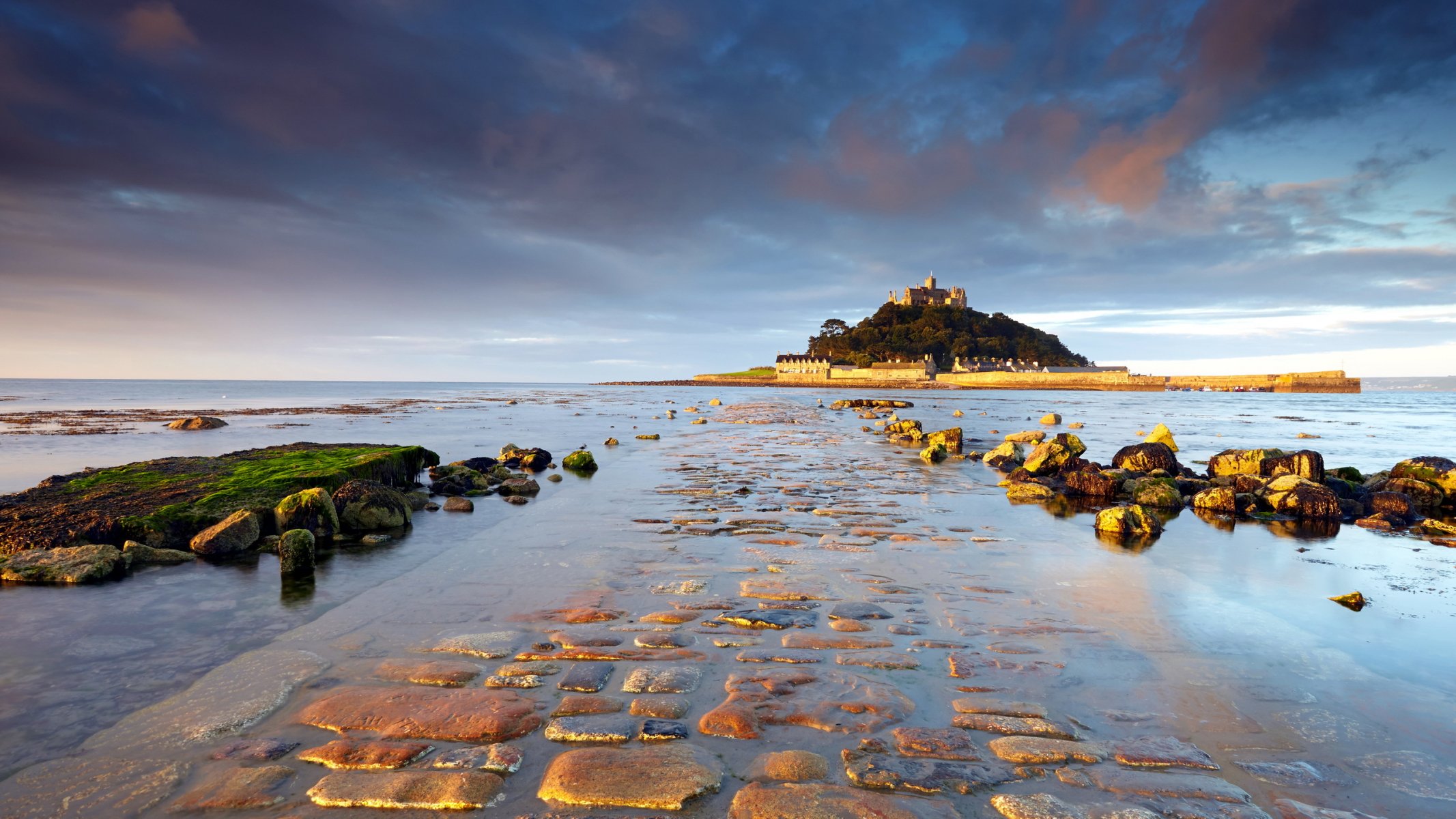 mont st michaels cornouailles paysage