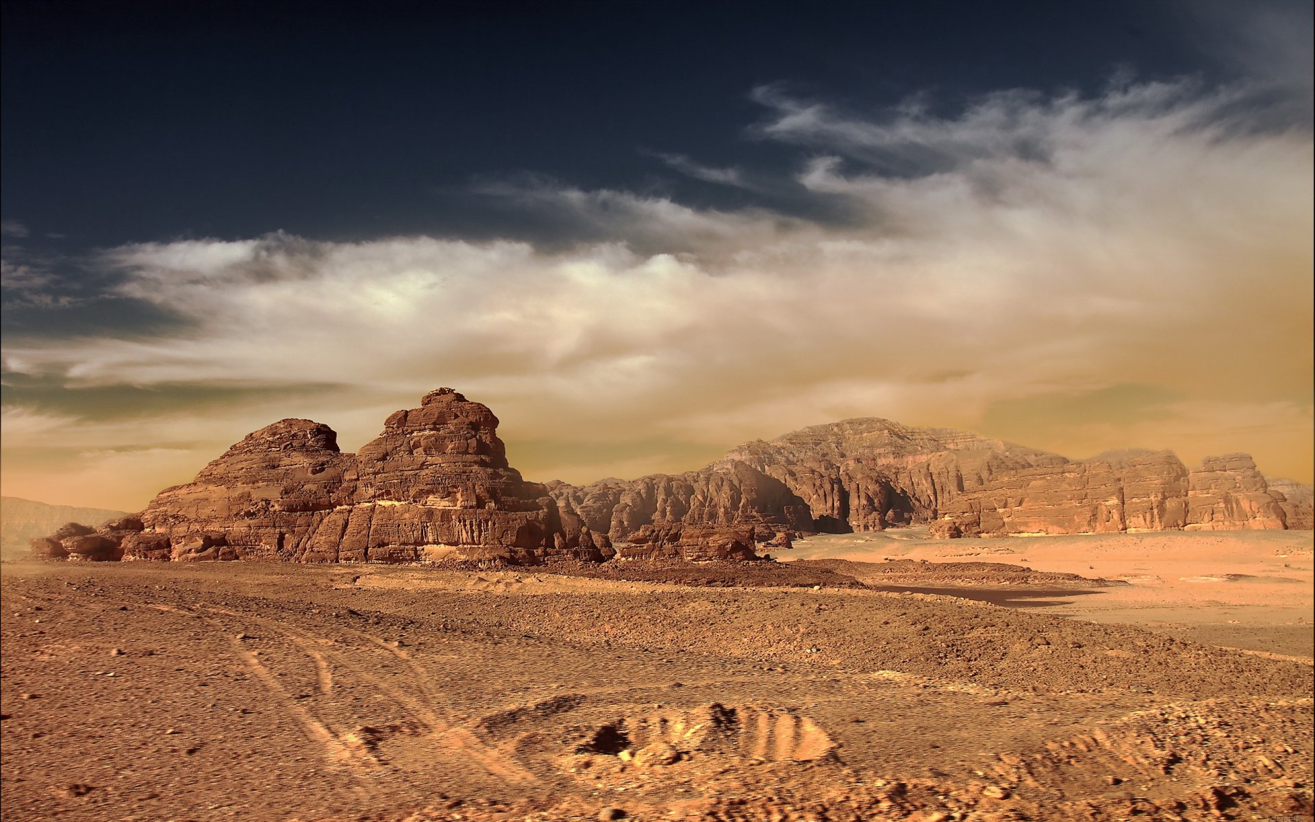 mountain sky landscape