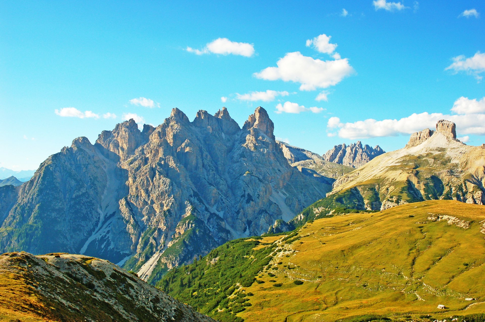 berge italien wiese alpen naturfoto