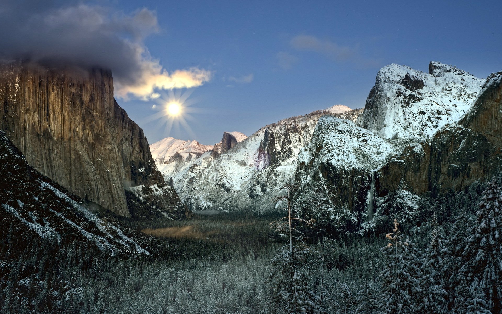 berge wald landschaft