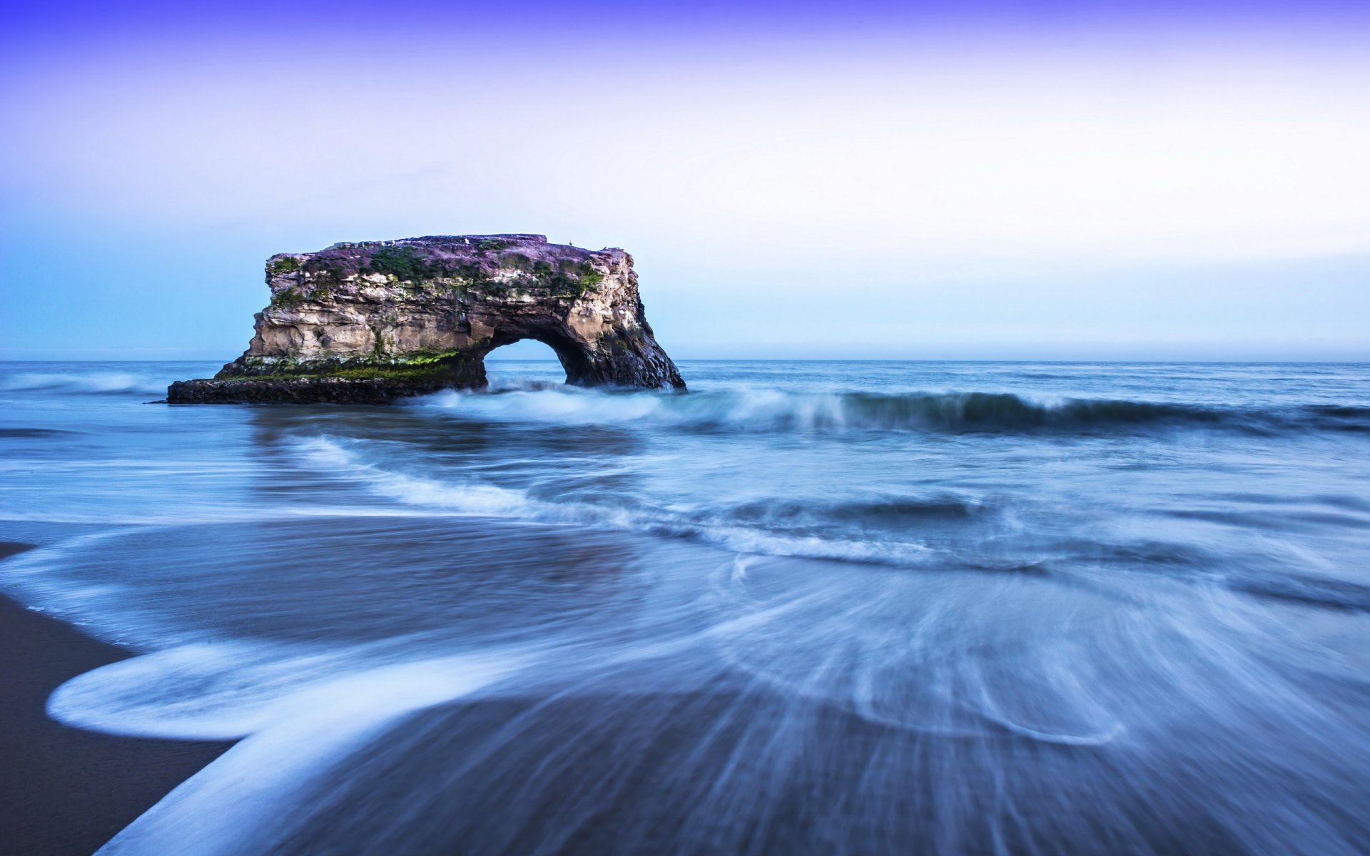 mar roca paisaje