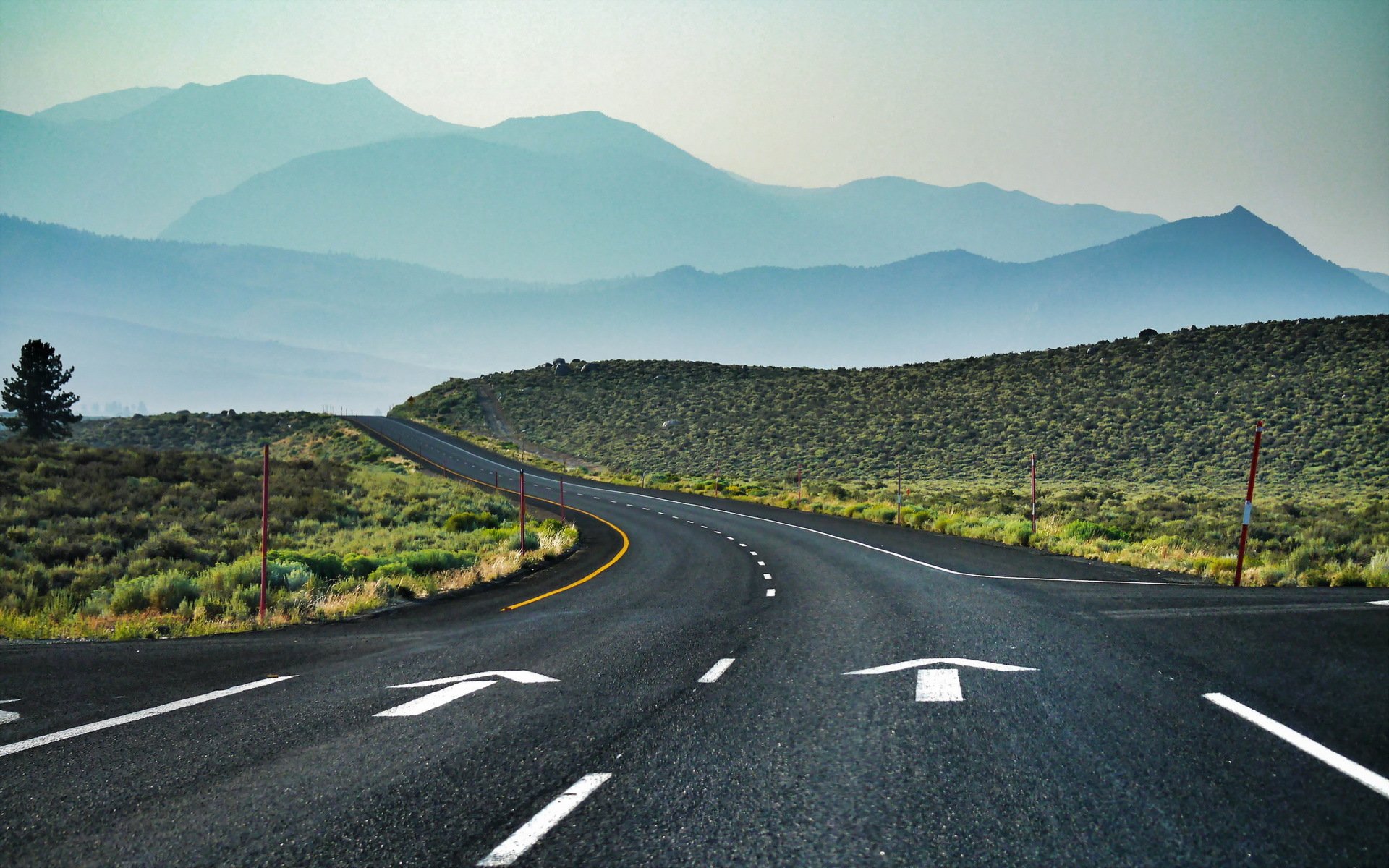 esos increíbles caminos de california curvas montañas