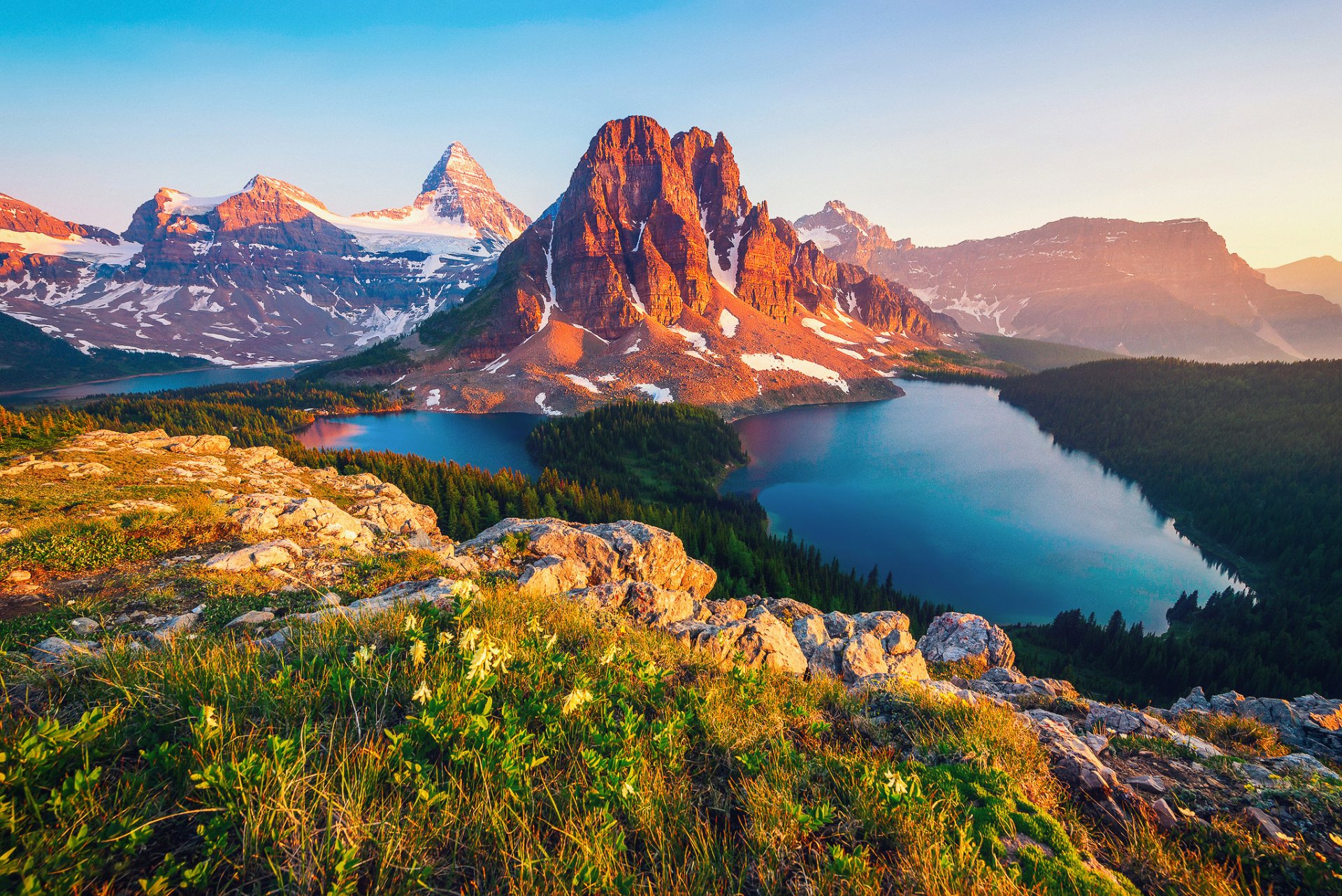 canadá columbia británica montañas bosque