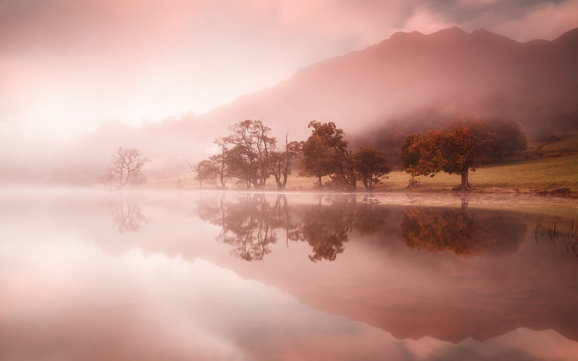 lake mountain landscape