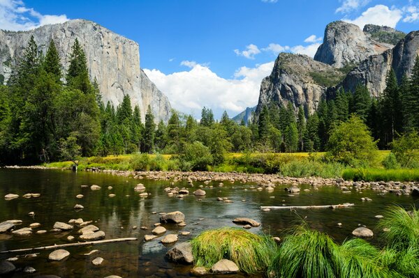 Paisaje del parque nacional de Yosemite