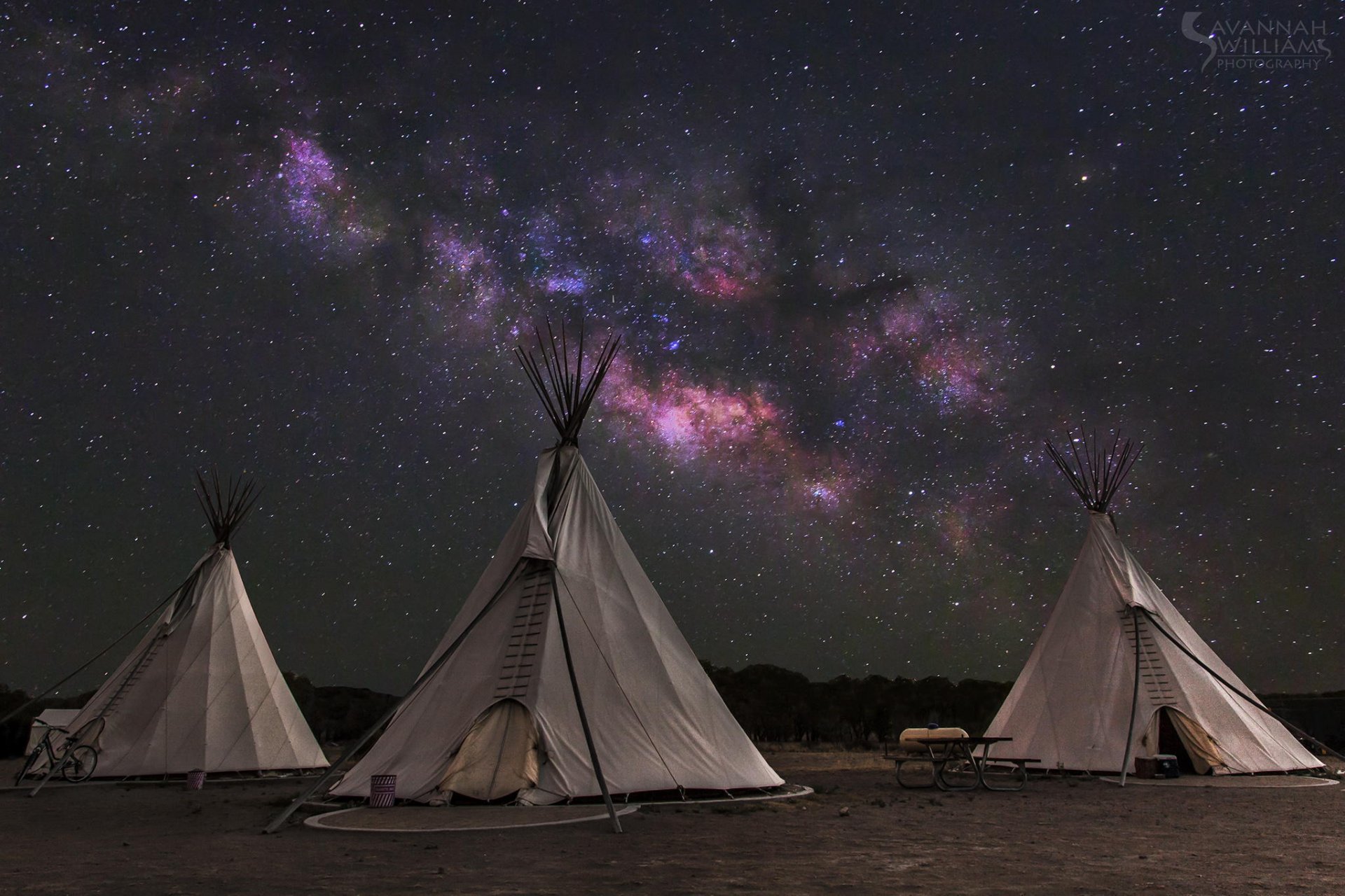 tipi wigwam himmel milchstraße sterne indianische wohnung