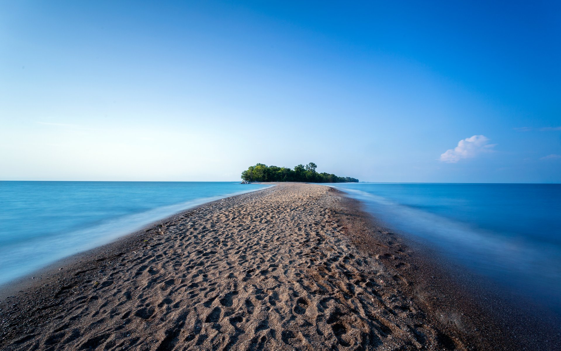 punkt pele provincial park ontario ocean wyspa brzeg piasek