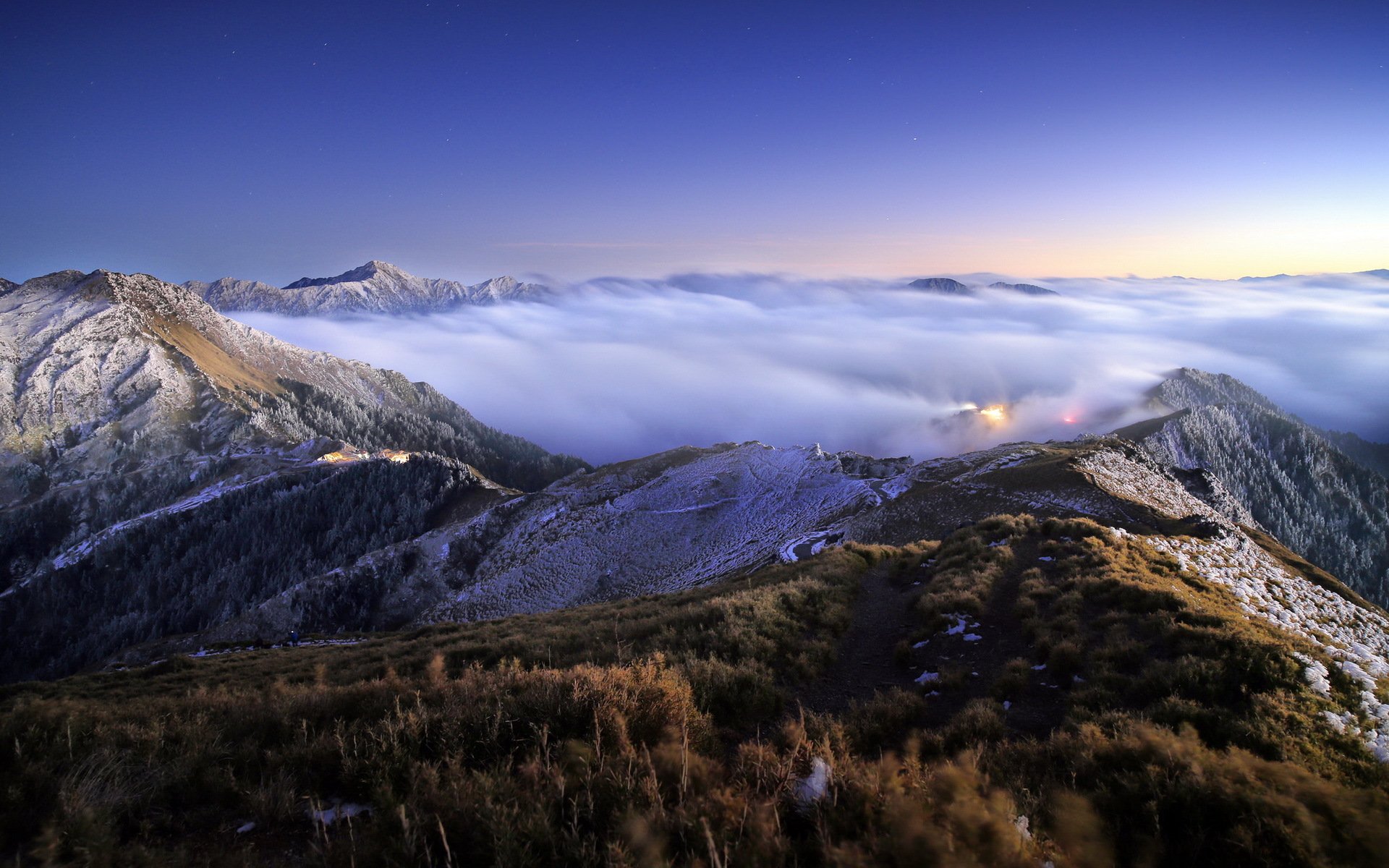 taroko national park mountain clouds landscape