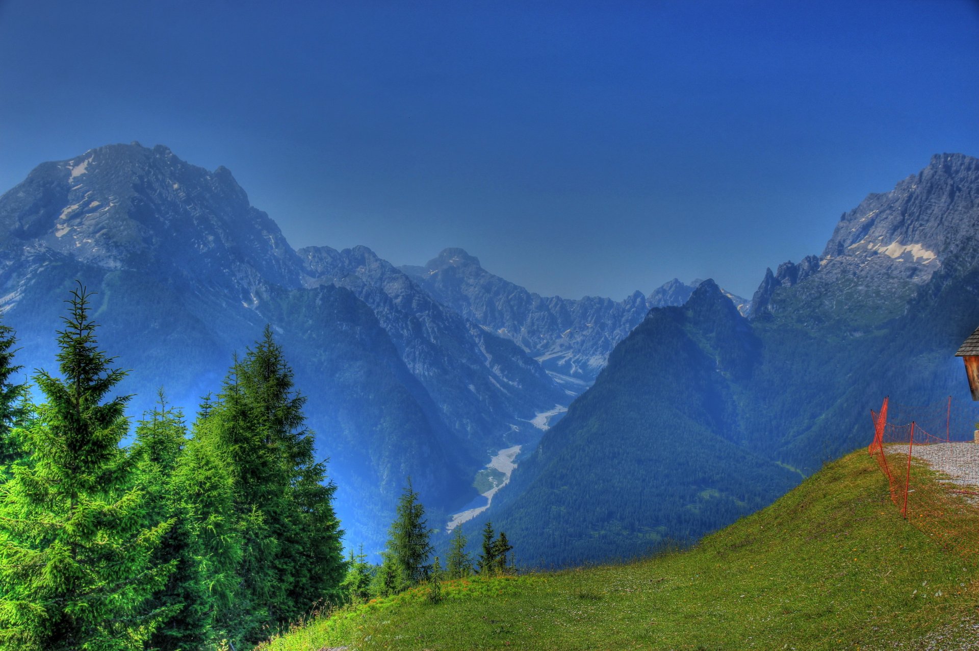 montagnes allemagne paysage ramsau bavière hdr nature