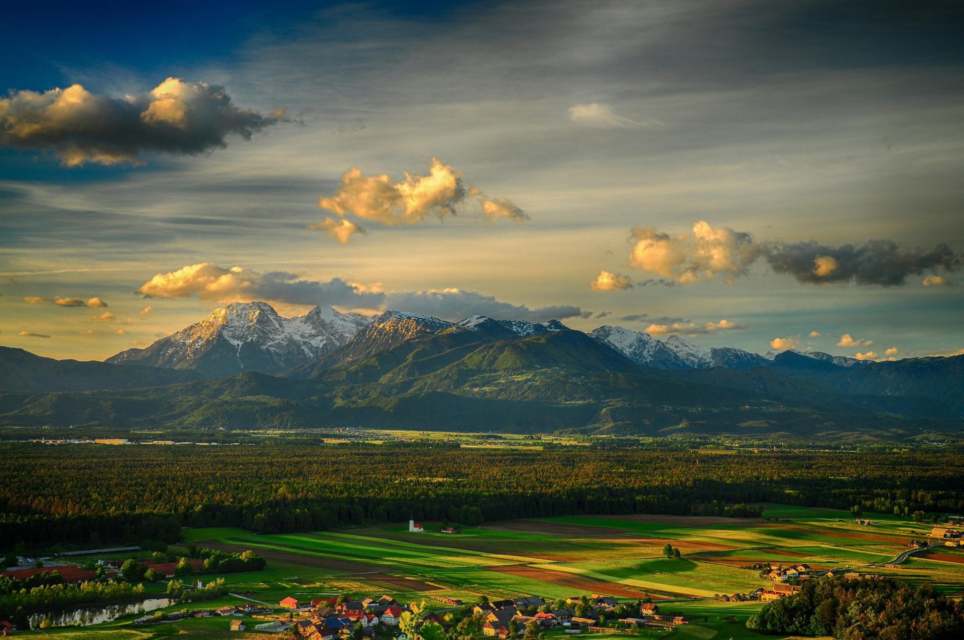 panorama berge landschaft natur