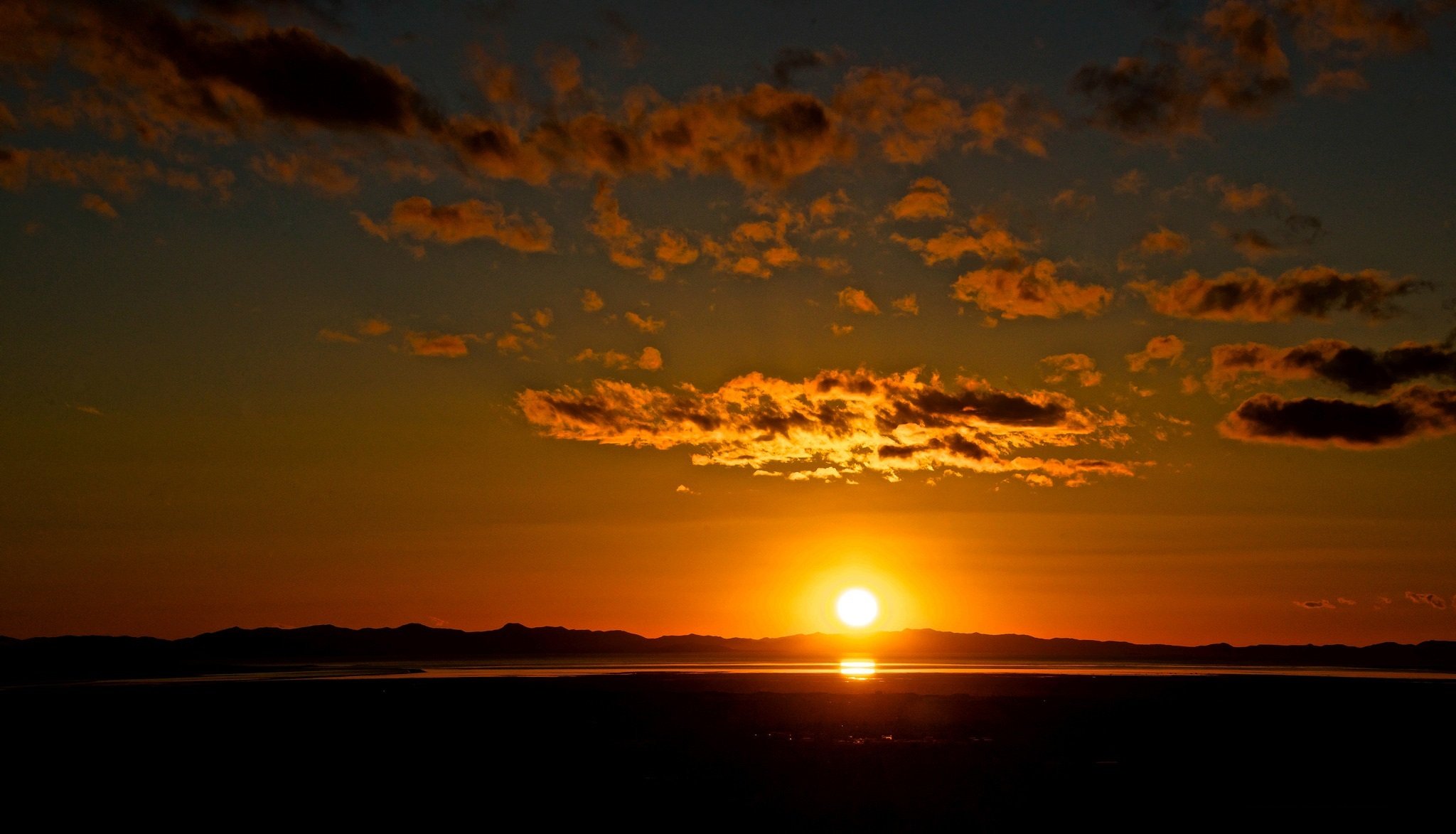 paysage coucher de soleil ciel nuages beauté