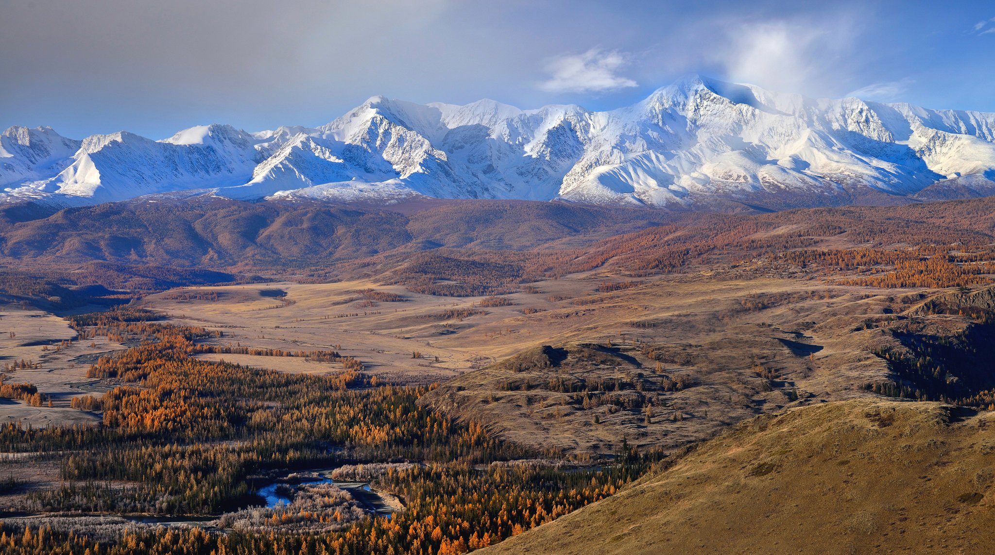 altai mountain autumn