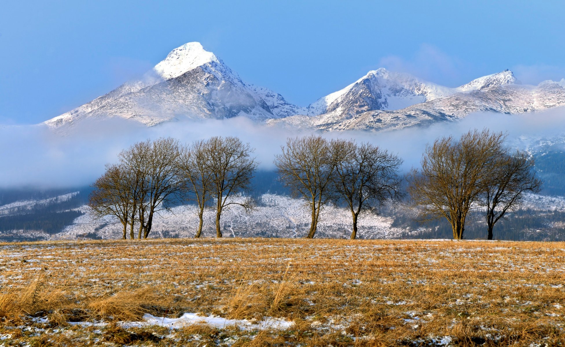 slowakei berge tatra winter