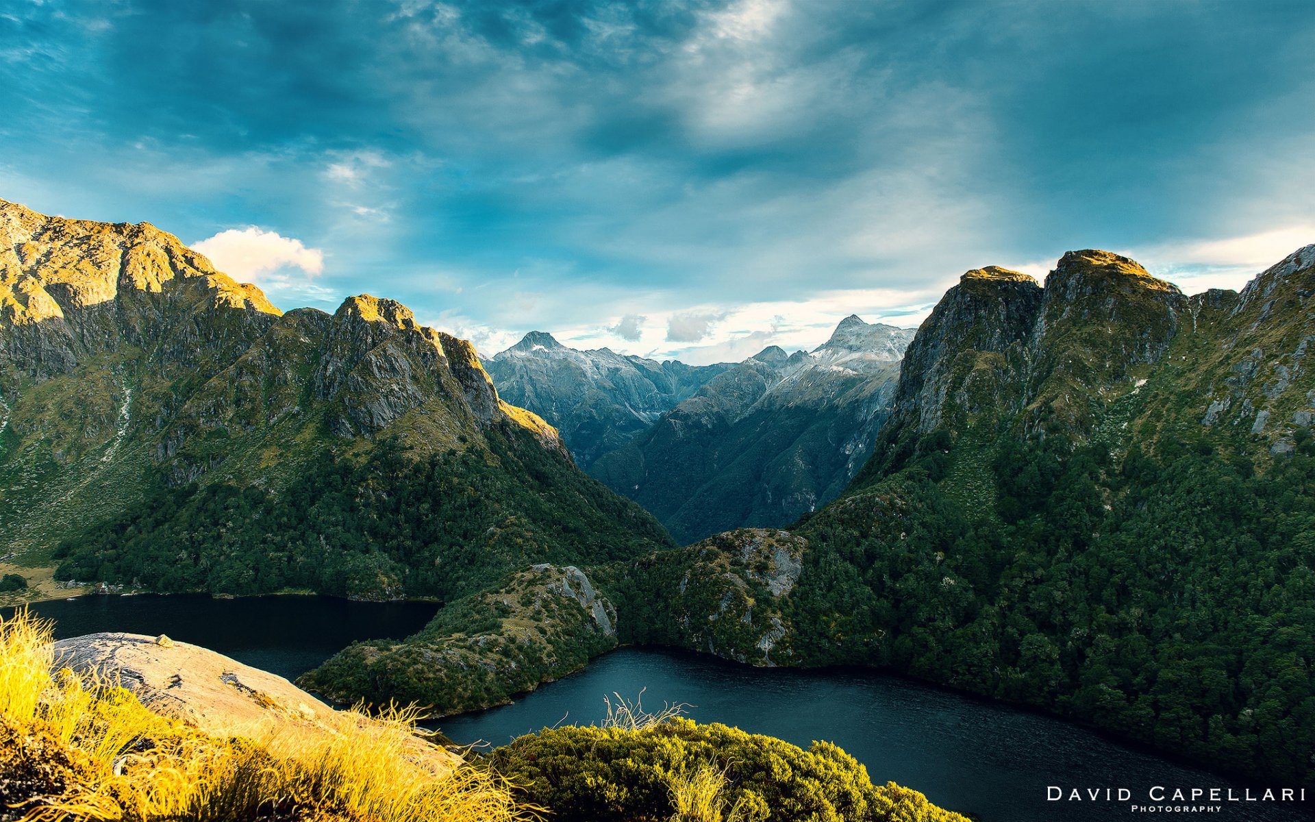 nowa zelandia góry krajobraz rzeka natura david capellari