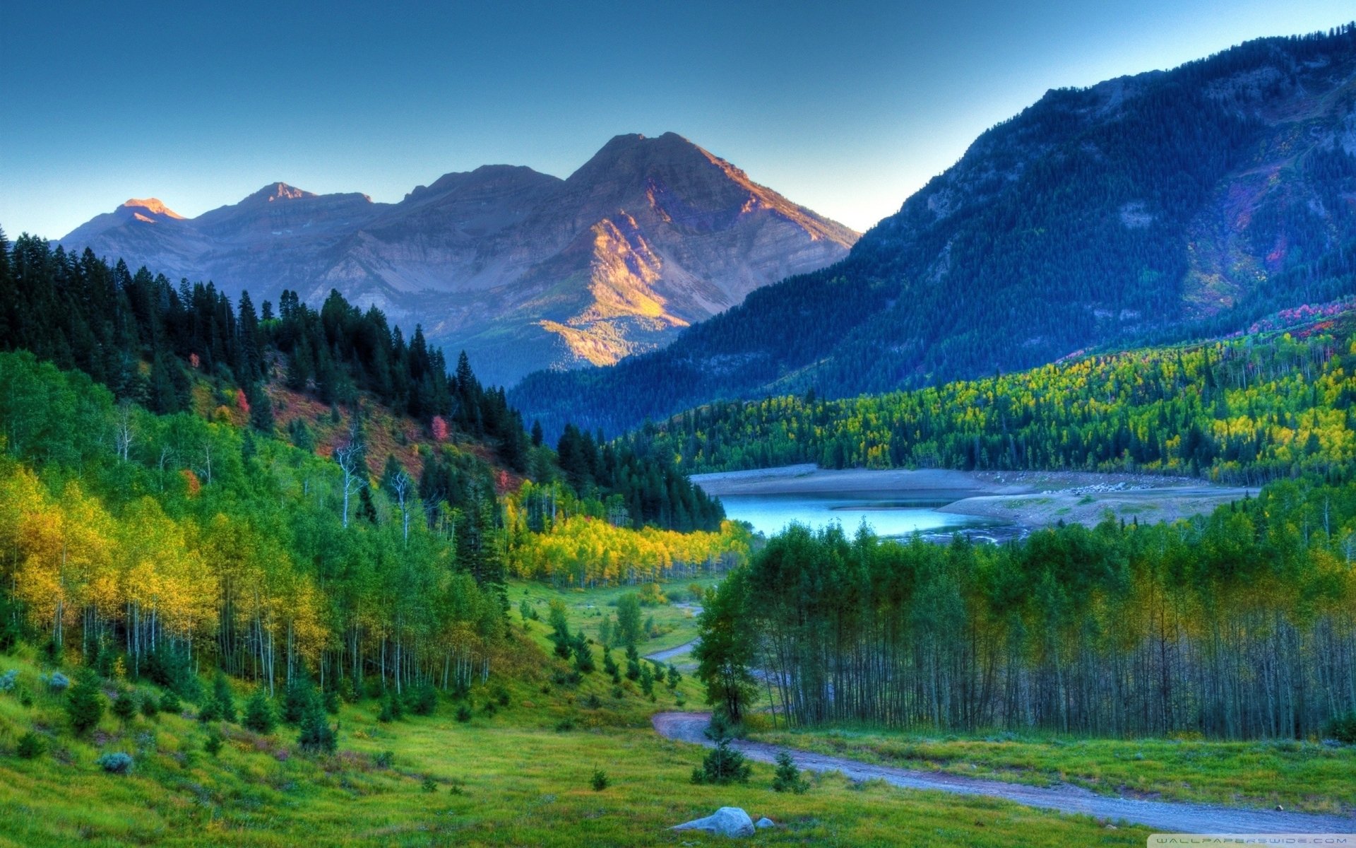 herbst berg landschaft hintergrundbilder desktop-hintergrund