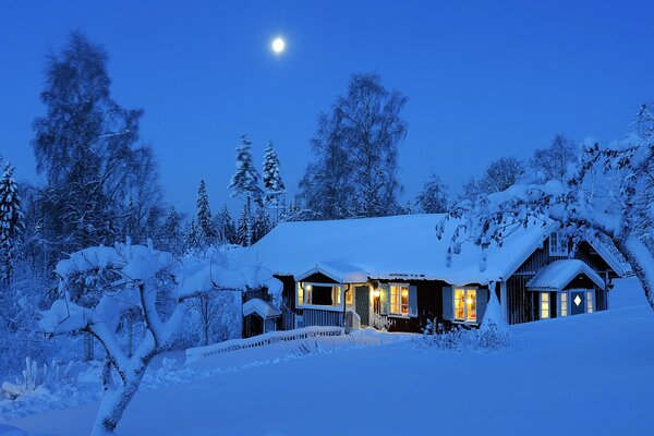 Gemütliches Winterhaus in lnsu