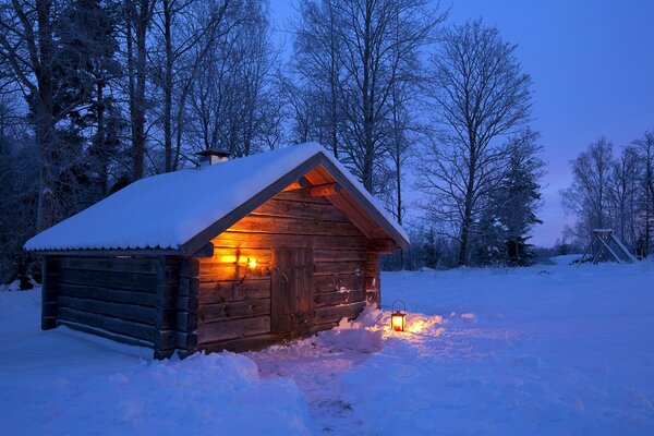 Nacht Schweden Haus Nacht