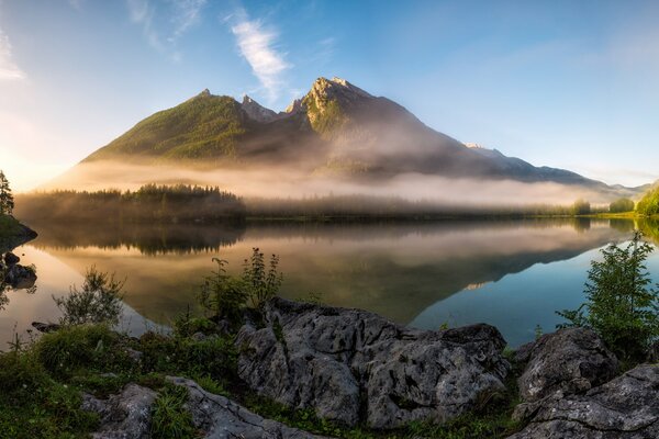 Morgen Berchtesgadener Alpen in Deutschland